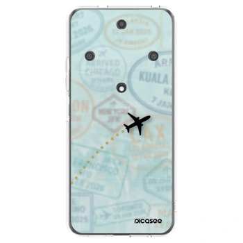 Picasee silikónový prehľadný obal pre Honor Magic5 Lite 5G - FLIGHT PATH