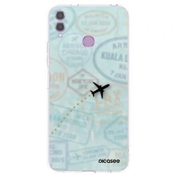 Picasee silikónový prehľadný obal pre Honor 8X - FLIGHT PATH