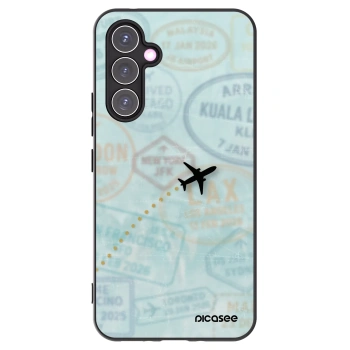 Picasee silikónový čierny obal pre Samsung Galaxy A54 5G A546B - FLIGHT PATH