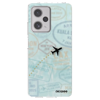 Picasee silikónový prehľadný obal pre Xiaomi Redmi Note 12 Pro+ 5G - FLIGHT PATH