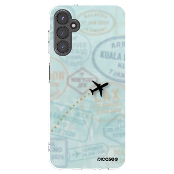 Picasee silikónový prehľadný obal pre Samsung Galaxy A14 5G A146P - FLIGHT PATH