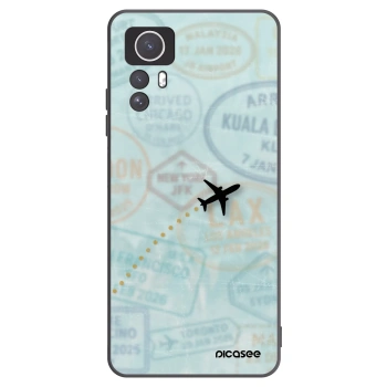 Picasee silikónový čierny obal pre Xiaomi Redmi Note 12S - FLIGHT PATH