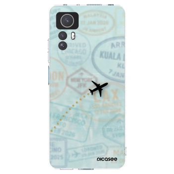 Picasee silikónový prehľadný obal pre Xiaomi Redmi Note 12S - FLIGHT PATH