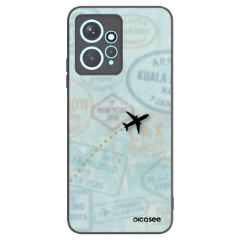 Picasee silikónový čierny obal pre Xiaomi Redmi Note 12 4G - FLIGHT PATH