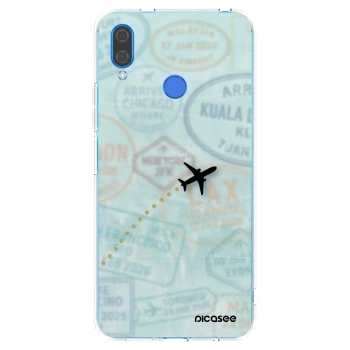 Picasee silikónový prehľadný obal pre Huawei Nova 3 - FLIGHT PATH