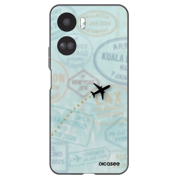 Picasee silikónový čierny obal pre Honor 90 Lite 5G - FLIGHT PATH