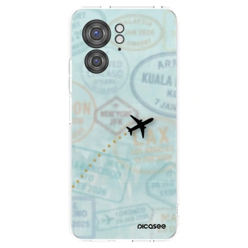 Picasee silikónový prehľadný obal pre Motorola Edge 40 - FLIGHT PATH