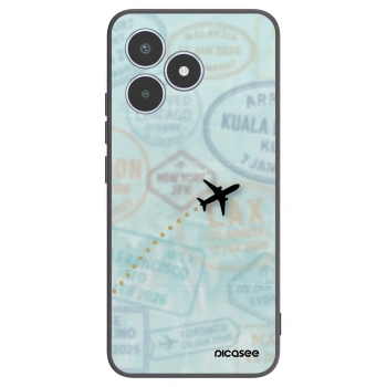 Picasee silikónový čierny obal pre Realme C53 - FLIGHT PATH