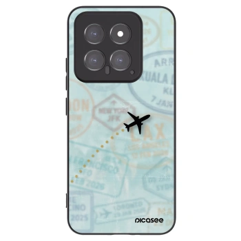 Picasee silikónový čierny obal pre Xiaomi 14 - FLIGHT PATH
