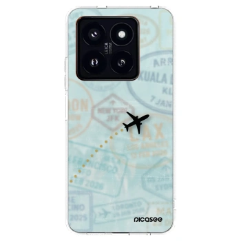 Picasee silikónový prehľadný obal pre Xiaomi 14 Pro - FLIGHT PATH