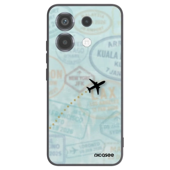 Picasee silikónový čierny obal pre Xiaomi Poco X6 - FLIGHT PATH