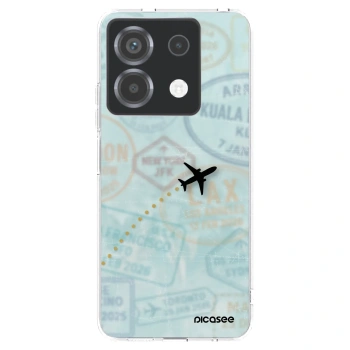 Picasee silikónový prehľadný obal pre Xiaomi Poco X6 - FLIGHT PATH