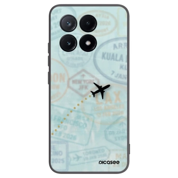Picasee silikónový čierny obal pre Xiaomi Poco X6 Pro - FLIGHT PATH
