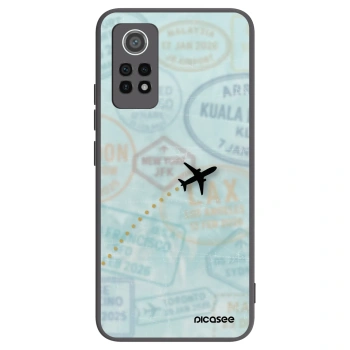 Picasee silikónový čierny obal pre Xiaomi Redmi Note 12 Pro 4G - FLIGHT PATH