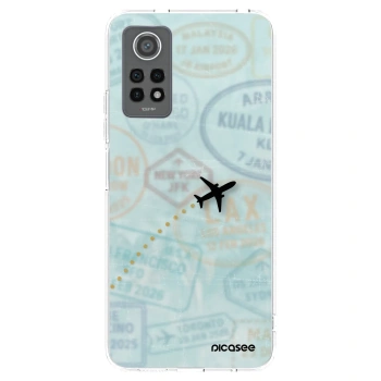 Picasee silikónový prehľadný obal pre Xiaomi Redmi Note 12 Pro 4G - FLIGHT PATH