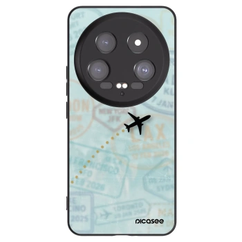 Picasee silikónový čierny obal pre Xiaomi 14 Ultra - FLIGHT PATH
