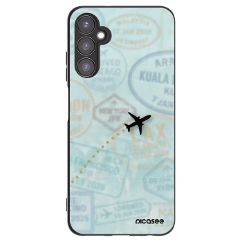 Picasee silikónový čierny obal pre Samsung Galaxy A05s A057G - FLIGHT PATH