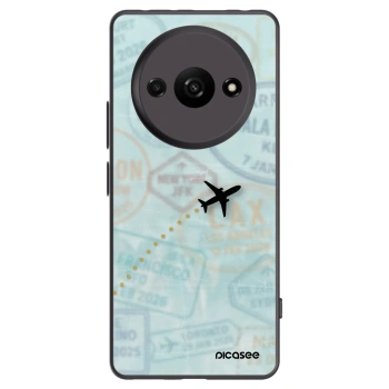 Picasee silikónový čierny obal pre Xiaomi Redmi A3 - FLIGHT PATH