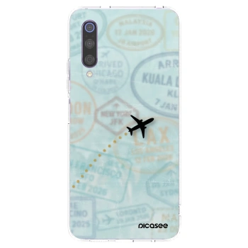 Picasee silikónový prehľadný obal pre Xiaomi Mi 9 - FLIGHT PATH