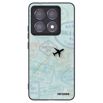 Picasee silikónový čierny obal pre Xiaomi 14T Pro - FLIGHT PATH