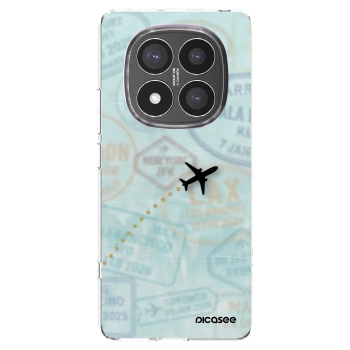 Picasee silikónový prehľadný obal pre Xiaomi Redmi Note 14 Pro+ 5G - FLIGHT PATH
