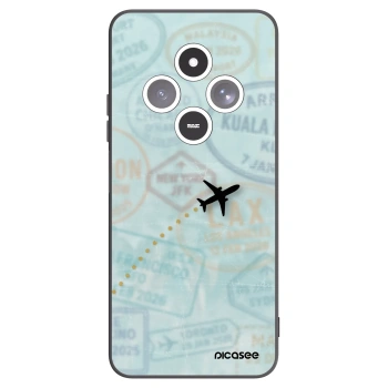 Picasee silikónový čierny obal pre Xiaomi Redmi 14C - FLIGHT PATH