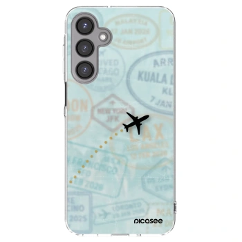 Picasee silikónový prehľadný obal pre Samsung Galaxy A16 5G - FLIGHT PATH