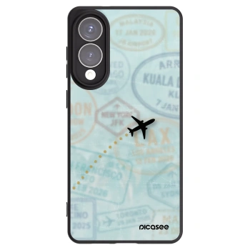 Picasee silikónový čierny obal pre Samsung Galaxy S25 Edge 5G - FLIGHT PATH