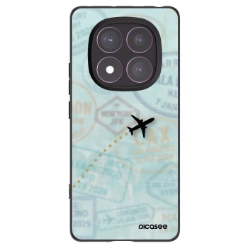 Picasee silikónový čierny obal pre Xiaomi Redmi Note 14 Pro 4G - FLIGHT PATH