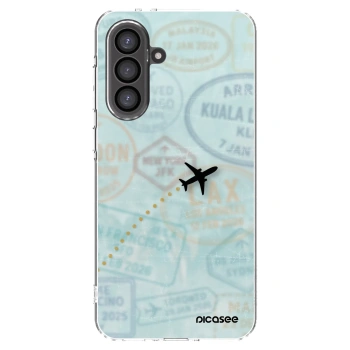 Picasee silikónový prehľadný obal pre Samsung Galaxy A36 5G - FLIGHT PATH