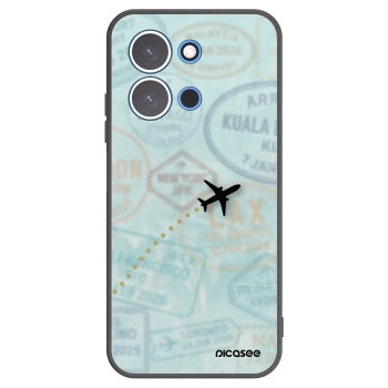 Picasee silikónový čierny obal pre Xiaomi Redmi 15C 4G - FLIGHT PATH