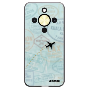 Picasee silikónový čierny obal pre Honor Magic8 Lite 5G - FLIGHT PATH
