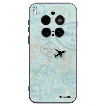 Picasee silikónový čierny obal pre Vivo X300 Pro - FLIGHT PATH