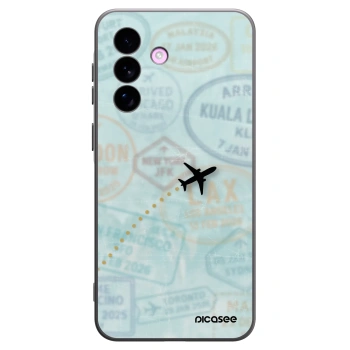 Picasee silikónový čierny obal pre Samsung Galaxy A57 5G - FLIGHT PATH