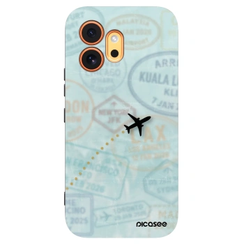 Picasee silikónový čierny obal pre Honor 600 - FLIGHT PATH