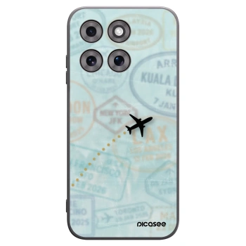 Picasee silikónový čierny obal pre Motorola Moto G77 - FLIGHT PATH