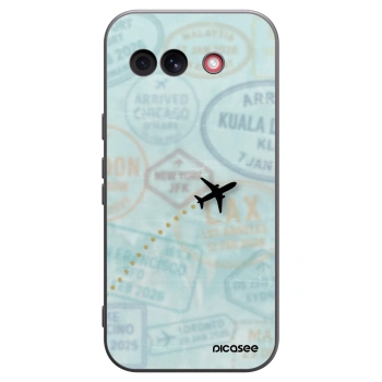 Picasee silikónový čierny obal pre Google Pixel 10a - FLIGHT PATH