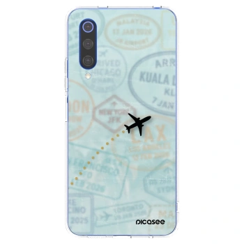 Picasee silikónový prehľadný obal pre Xiaomi Mi 9 SE - FLIGHT PATH
