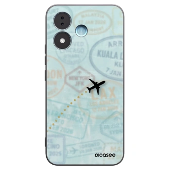 Picasee silikónový čierny obal pre Xiaomi Redmi Note 17 5G - FLIGHT PATH