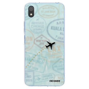 Picasee silikónový prehľadný obal pre Xiaomi Redmi 7A - FLIGHT PATH