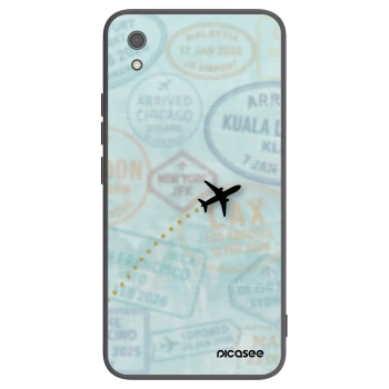 Picasee silikónový čierny obal pre Xiaomi Redmi 7A - FLIGHT PATH