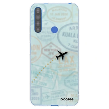 Picasee silikónový prehľadný obal pre Xiaomi Redmi Note 8T - FLIGHT PATH