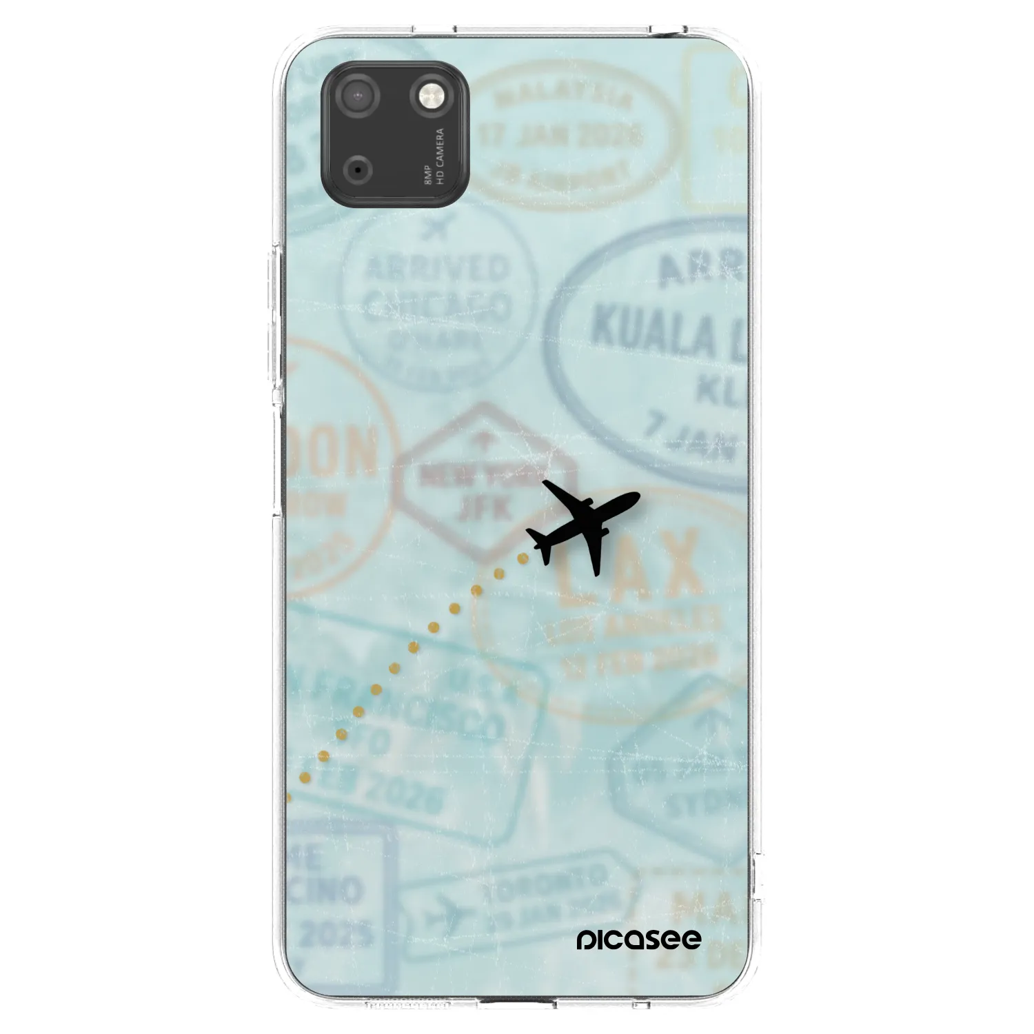 Picasee silikónový prehľadný obal pre Huawei Y5P - FLIGHT PATH