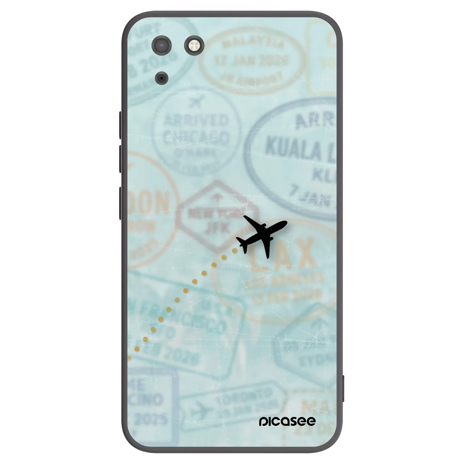 Picasee silikónový čierny obal pre Huawei Y5P - FLIGHT PATH