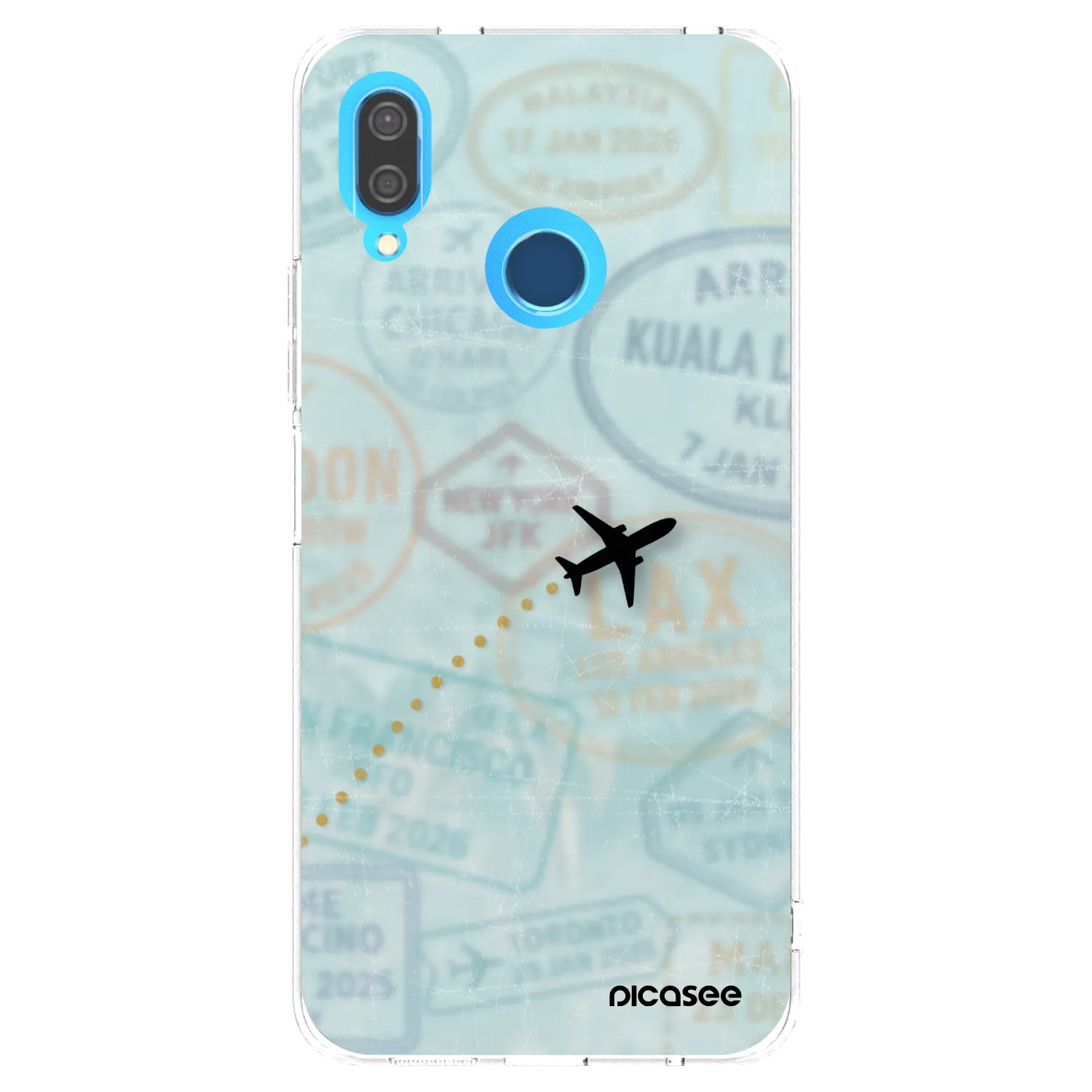 Silikónový prehľadný obal pre Huawei P20 Lite - FLIGHT PATH