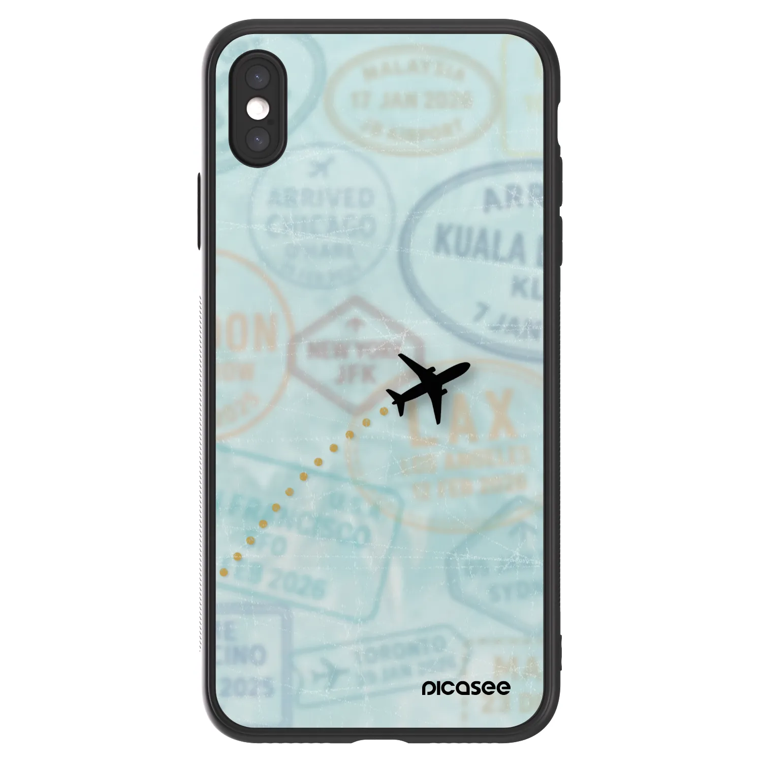 Picasee ULTIMATE CASE pro Apple iPhone XS Max - FLIGHT PATH