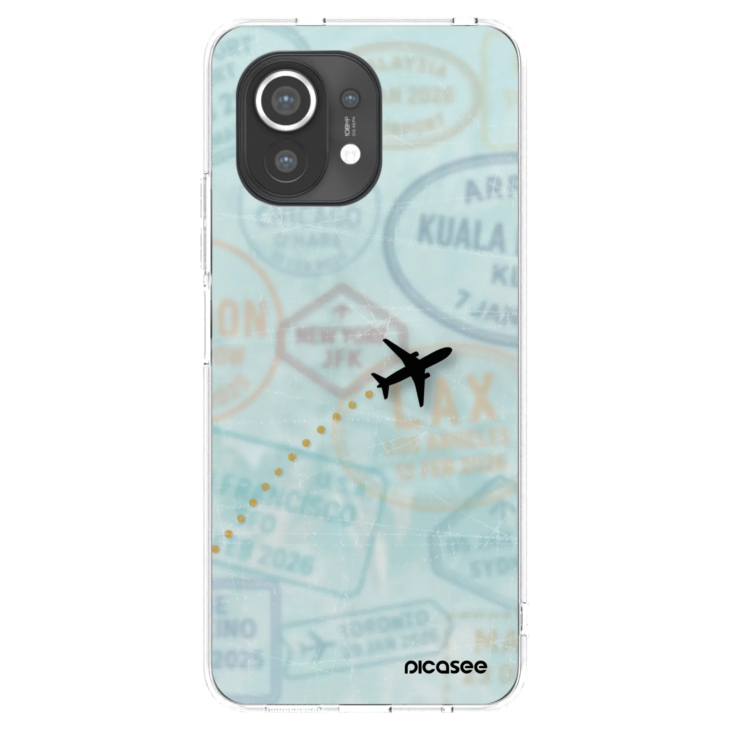 Picasee silikónový prehľadný obal pre Xiaomi Mi 11 - FLIGHT PATH