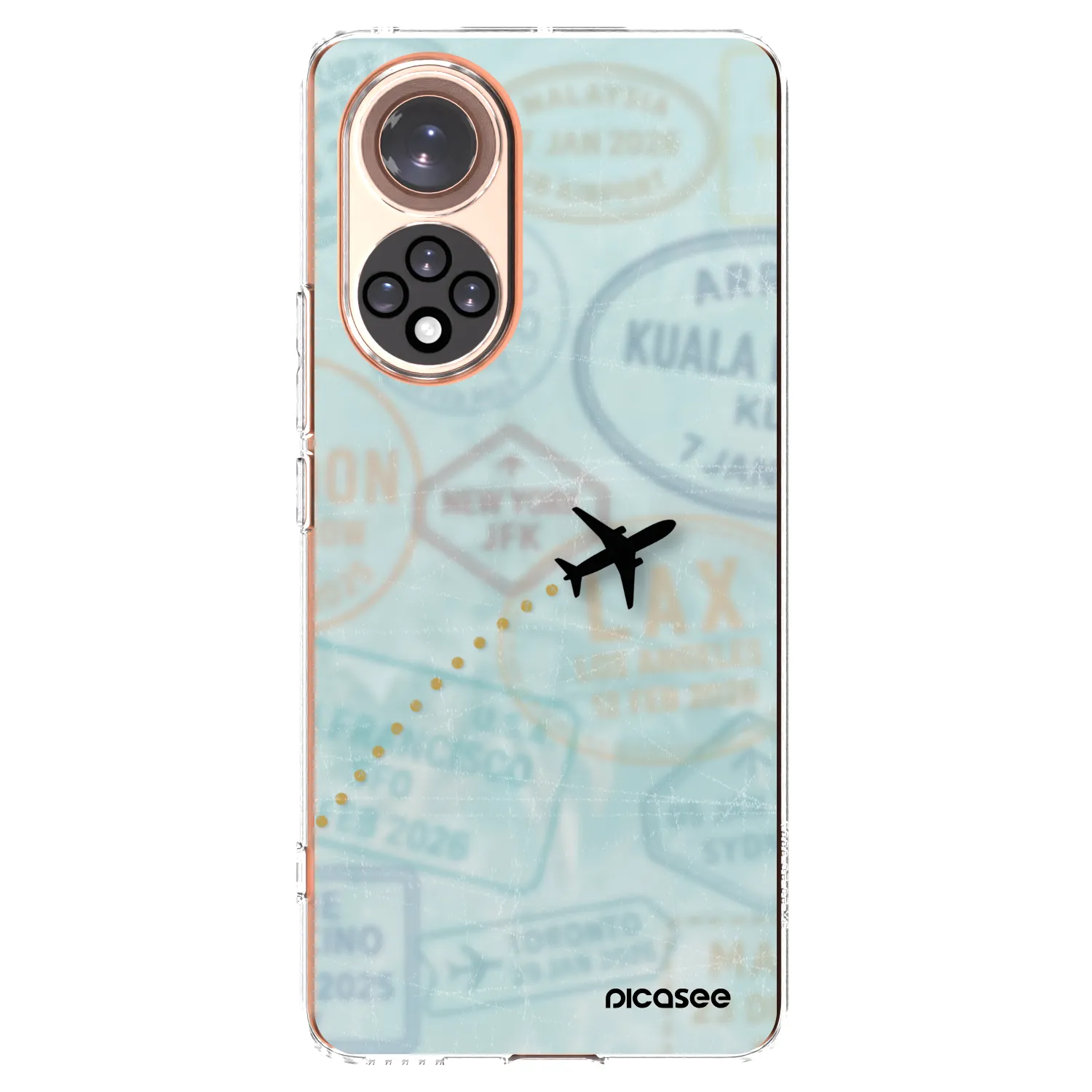 Picasee silikónový prehľadný obal pre Honor 50 5G - FLIGHT PATH