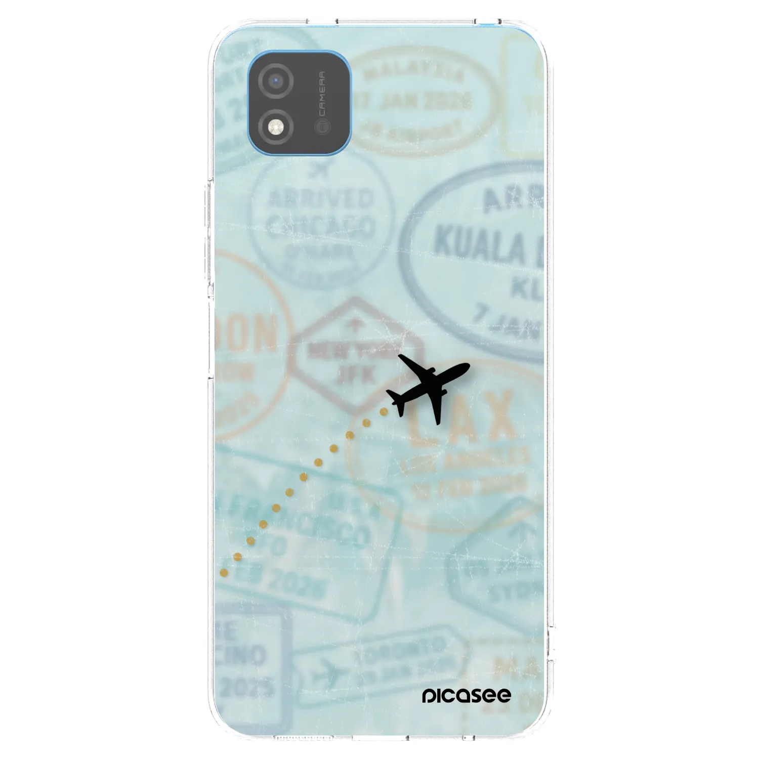 Picasee silikónový prehľadný obal pre Realme C11 (2021) - FLIGHT PATH