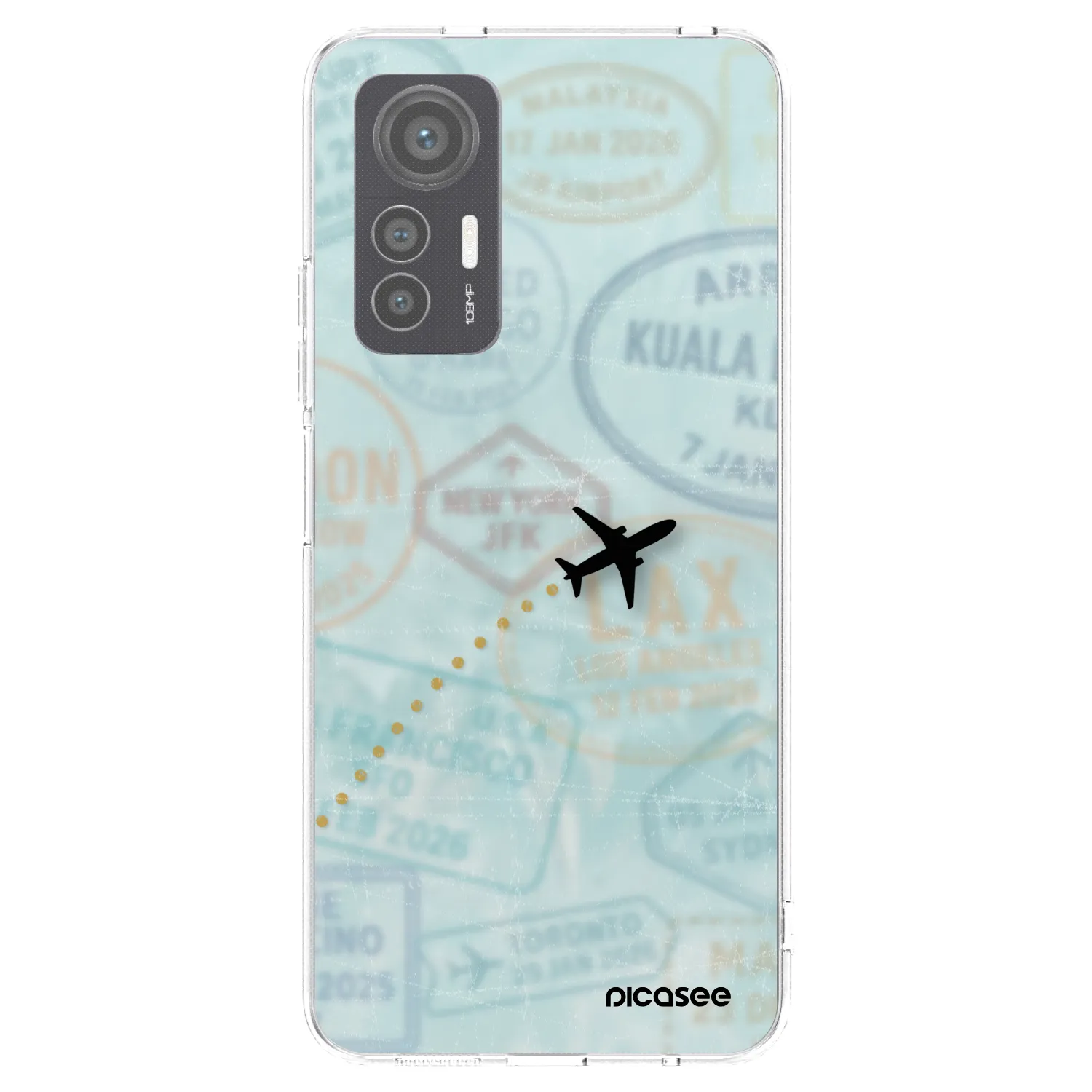 Picasee silikónový prehľadný obal pre Xiaomi 12 Lite - FLIGHT PATH